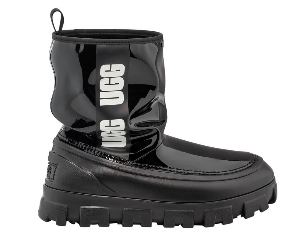 UGG Classic Brellah Mini Black Boot for Girls Size 3/eu 35